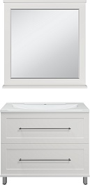 Misty Мебель для ванной Марта 80 белая глянцевая – фотография-1